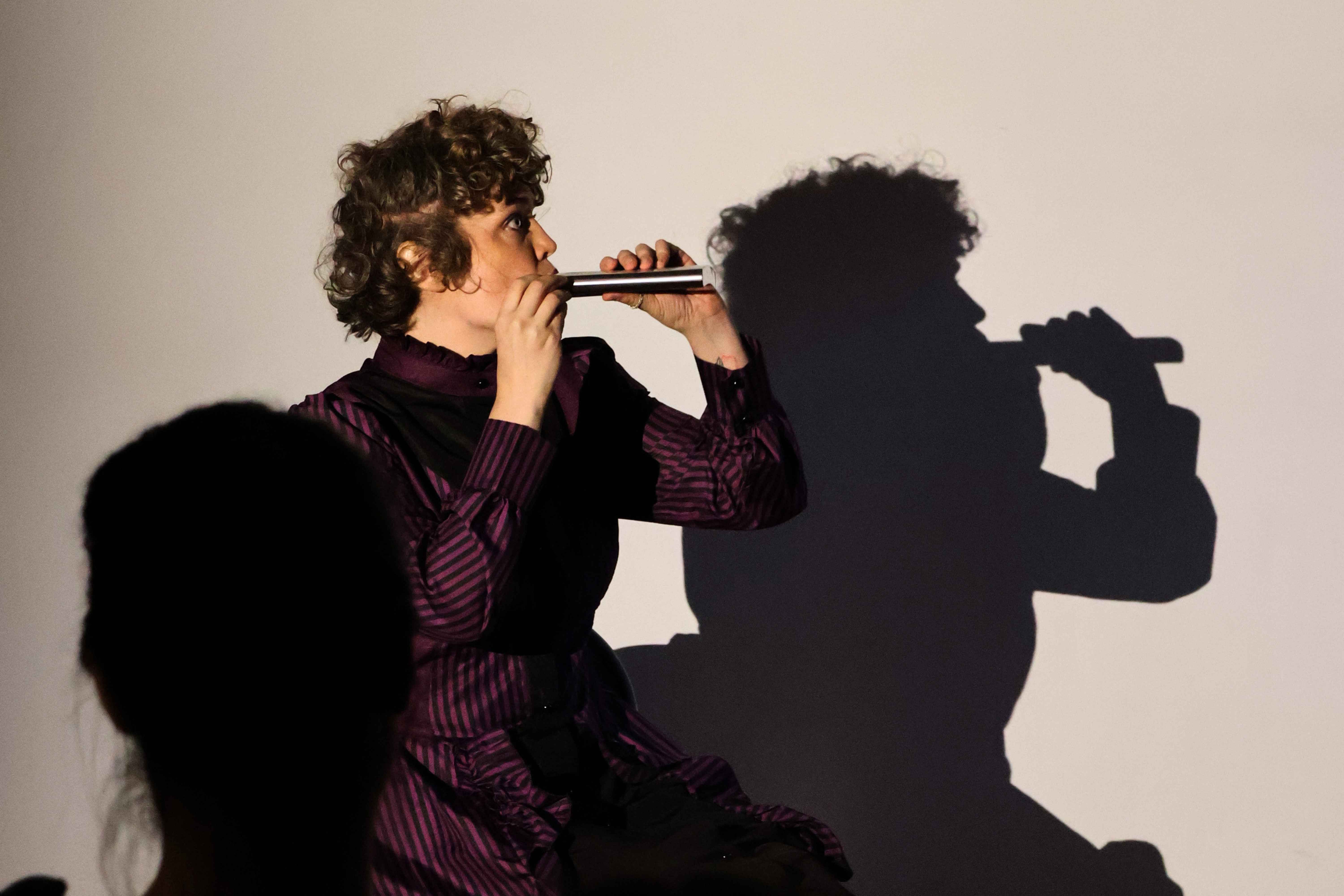 Closing scene from Louise: The Last Dance, a solo cancan theatre show ahead of its Edinburgh Fringe run